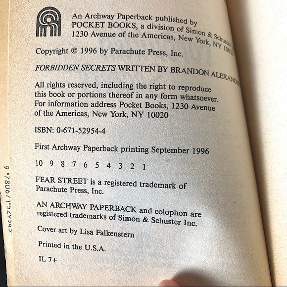 🎃R.L. Stine: Forbidden Secrets🎃 RETRO 1996 - Picture 8 of 8